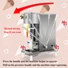 Swirl Borr Fruit Ice Cream Mixer Machine Introduktion av frukt frysta yoghurtblandningsmaskin kommersiell