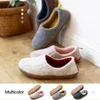 Pantoufles Hiver automne Style japonais maison hommes chaussures chaudes semelle épaisse chambre antidérapant enveloppé talon pantoufles femmes feutre diapositives 231219