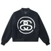 Mäns varsity jacka designer svart 8 jacka high street stenar ö jacka motorcykel kappa märke hoodie brev pullover kvinnors cardigan bomullsjacka8600