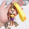 ملحقات Doll Keychain Conversions الإبداعية الإبداعية New Bugs Bunny Doll Keains Rings Bag Cartoon Trend Bag Hanging Gifts Small