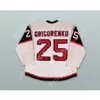 Custom MIKHAIL GRIGORENKO 25 QUEBEC REMPARTS HOME HOCKEY JERSEY NEW Top Stitched S-M-L-XL-XXL-3XL-4XL-5XL-6XL