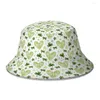 Bérets Happy Ireland St. Patrick's Day Bucket Hat pour femmes hommes adolescents pliable Bob pêche chapeaux Panama casquette automne