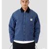 5vni herrjacka kappa mode märke carhart j97 carhatjackets jackor spot carhartj97 Detroit Hart Canvas American Retro Flip Collar Washed Workwear dragkedja