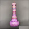 Obiekty dekoracyjne figurki Jeannie butelka lustrzana bogaty fiolet i sn