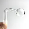 10mm 14mm 18mm Male Female Glass Oil Burner Pipe with Thick 30mm Bucket Glass Nail Clear Pyrex Oil Burner Water Pipes for Glass Bong