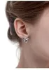Boucles d'oreilles à clous pour personnalité, petit dessin animé mignon, court, bijoux de Banquet, accessoires, cadeau, 2023