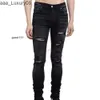 amiiri Jeans Trend Ripped imiri amari AM Designer Clothing es amirl Denim Pants es Store amirlies Brand Jeans Uomo Distressed am amis Skinny Motocycle Biker Rock 2P6C