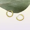 Hoop Huggie Ball Boue-oreilles perlé pour les femmes Percé Eorel Simple Lage Sleeper Huggies Circle minimaliste Jewelryhoop3781064