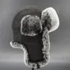 Czapki traperów zimowy bombowiec dla kobiet imitacja Faux Fur Rosyjska czapka Ushanka Northeast unisex ciepły śnieżny maska ​​na earflap 231219