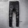 High Amari amirl amirlies Am es amis imiri amiiri Am New Designer Clothing Es Jeans Street Denim Pants 829 Modna czarna marka Letter Haft Hafdery Wash Old Hole Sli Tfit