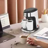 Kaffeemaschinen Amerikanische Tropfkaffeemaschine Küchengeräte Tropfkaffeemaschine Automatisches Brühen von Teepulver Milch Keramik Doppeltasse SoniferL231218