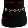 Belts Sweater Accessories For Women Simple Punk Hip Hop Metal Belly Belt Love Heart Waist Chain Body Necklace Fashion Jewelry
