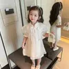 女の子のドレスキッズガールズドレス夏の新しい中国語スタイル半袖ハンフチパオスカートファッショナブルな子供の古代スタイルのスカートトレンド