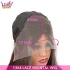 Synthetic Wigs Ombre Blonde 13X4 Transparent Lace Front Human Hair Wig Brown Root Glueless Body Wave Ash 5X5 Closure Pre Plucked 231219