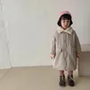 Manteau en duvet d'hiver pour enfants, veste longue unie avec fermeture éclair, doublure polaire, coupe-vent pour bébés et filles et garçons, tenue pour enfants de 1 à 12 ans