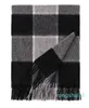 Hommes Style britannique Tartan Plaid cachemire écharpe hiver chaud doux cou foulards classique