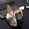 2020 nowe modne zegarki retro dla mężczyzn Soft PU skórzane zegarek na rękę Black Knight Dial's Watch Sport Clock ReliOJ Hombre2118
