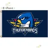 Bandiere per striscioni Ahl Springfield Thunderbirds Bandiera 3X5Ft 90Cmx150Cm Poliestere Banner Decorazione Volante Casa Giardino Festivo Consegna a goccia H Dhxvk