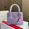 Borsa di design Borsa di lusso Borse da donna Borsa tote Borsa sotto le ascelle City Fashion Borsa multifunzionale di grande capacità con borsa lussuosa con diamanti in cristallo