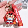 Doll keychain accessories Basketball creative new Bugs Bunny doll key chains rings cartoon trend bag hanging small gifts