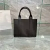 Borsa a mano in pelle di tela Moda