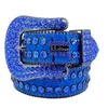 Women Rhinestone Belt Bb Simon Silver Shiny Diamond Crystal Ladies Waist Belt for Jeans249j