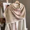 2024 New Fashion Pony Style Imitation Cashmere Scarf Women's Winter Thickened Student Warm Neck Shawl