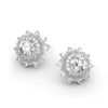 Boucles d'oreilles Madison Audury flocon de neige véritable Moissanite pour femmes, diamant de laboratoire en argent Sterling 925, bijoux fins de luxe