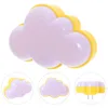 Night Lights 2 Pcs Cloud Light LED Plug In Control Nursing Plastic Nightlights For Adults Small Lamp Bathroom Wall