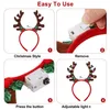 Christmas Decorations Christmas Decorations L Led Headband Reindeer Antlers Light Up Headwear Costume Accessories For Xmas Party Holid Dhsoj