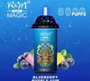 Качественные товары RM MAGIC 8000 Одноразовые электронные сигареты до 8000 затяжек 18 мл аккумулятор 650 мАч с портом type-c VS RANdm 20flavor