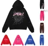 Spindelhoodies designer rosa kvinnor unga thug sp der träning pullover män kvinnor hoodie jacka sweatshirt ögon behaglig ecrn