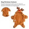 Vestuário de cão roupas de natal pet filhote de cachorro roupa macio quente natal santa rena traje gato hoodie casaco festa vestir-se suprimentos