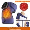 Leg Massagers Heated Knee Shoulder Elbow Pad Electric Heating Therapy Knee Massager Shoulder Physiotherapy Leg Arthritis Joint Pain Relief 231218