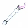 Anal Toys Gay Sex Products Butt Plug Vaginal Stimulation Vibrator Love Heart Wand Valentine Glass Handcrafted Dildo Toy 231219