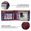 Slim Design Mini portefeuille avec une organisation intelligente Carte de crédit Holder Portefeuille Couverture protectrice Men de cartes Bank Holder Banc Bag 323W