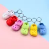 Söt 3D Mini Eva Beach Hole Little Shoe Keychain Girl Gift Bag Accessories Decoration Keyring Floating Key Chain