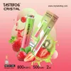 Tastefog 800 Puffs Djechy Electronic Electronic Cewka Cewki Cewki Kryształowy Vape 10 smaku Ecigaretet