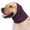 Abbigliamento per cani Copricapo morbido per snood Orecchie sensibili ai rumori ad alta voce dirompenti Luci evidenti per le avventure all'aria aperta