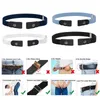 Belts 4pcs Elastic Waist Belt Adjustable Waistband No Bulge Invisible Quick Release For Jean Pants Dress Women Men