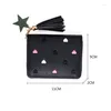 Wallets Short Small For Women Ladies Fashion Mini Tassel Zipper Lovely PU Leather Coin Purse Hand Wallet Carteras