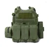 Herenvesten GL Verstelbare Camouflage Tactische Militaire Molle Vest Leger Body Armor Outdoor Jacht CS Field Combat Plate Carrier