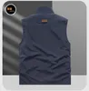 Men's Vests Spring Autumn Outdoors Military Black Sleeveless Jacket Fashion Fishing Vests For Men's Pocket Pography Casua Waistcoat 231219