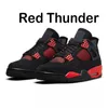 Basketskor Jumpman 4 4S Pine Green Military Black Midnight Navy White Oreo Fire Red Black Canvas Violet Ore Red Thunder Sail Men Women Sports Trainer Sneakers