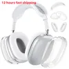 Para airpods max anc acessórios de fones de ouvido bluetooth airpods pro 2 fone de ouvido sem fio de alta qualidade metal silicone anti-queda capa protetora à prova d'água