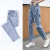 Jeans Denim Hose Frauen Jeans Urban Korean Streetwear Große Größe Damen Kleidung Frühling Sommer 2022 Y2k Hosen Harajuku Mode