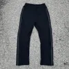 Calças de brim masculinas sapo deriva moda marca streetwear qualidade roupas casuais náilon zíper cordão sweatpants calças compridas para homens 231219