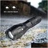 Lanternas Tochas Powerf T6 LED Lanterna Liga de Alumínio Portátil USB Recarregável Ao Ar Livre Cam Tactical Flash Light 220413 Dh8RB