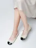 Sapatos de vestido sapatos mulher apartamentos cores misturadas dedo do pé redondo casual feminino tênis vestido básico borracha sólida roma microfibra mary janes fivela s 231219