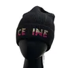 Bonnet tricoté d'hiver de styliste, chapeau en laine pour hommes et femmes, tricot épais et chaud, fait de bonnets Pom, unisexe, bonnet féminin, 12 couleurs, bonne tête